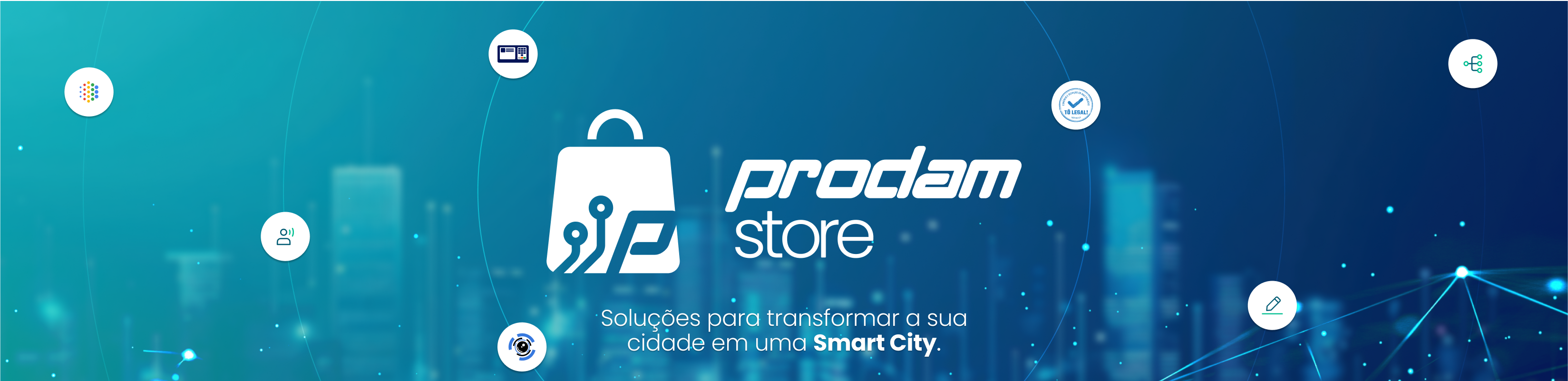 Banner de acesso ao site do Prodam Store